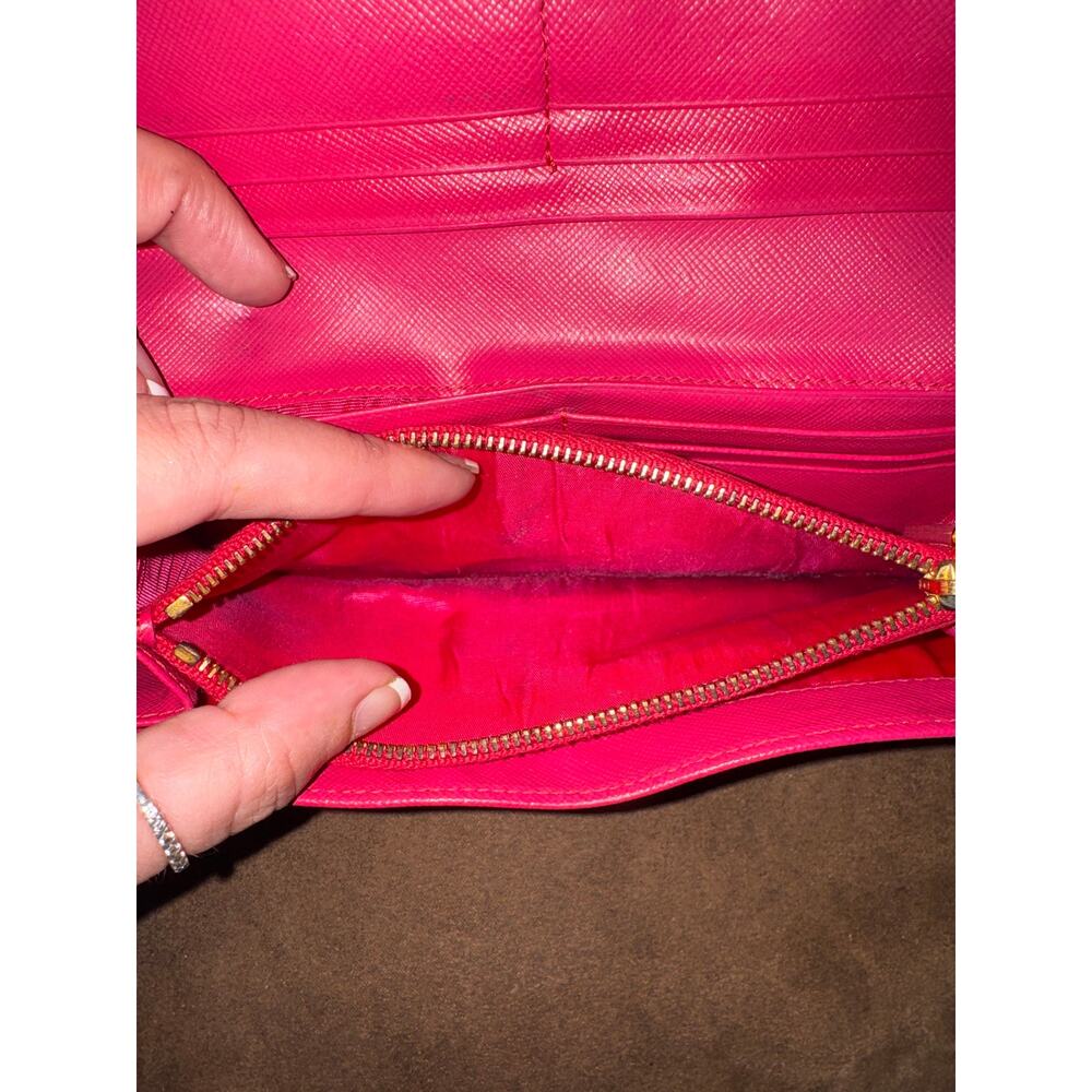 Prada Saffiano Lux Continental Flap Wallet - Picture 11 of 11